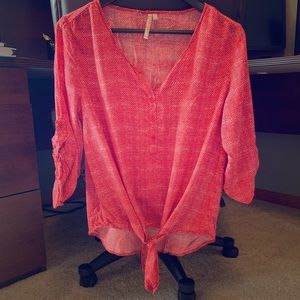 Red and White Blouse♥️